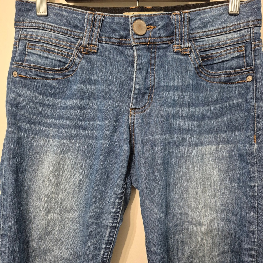 Democracy Ab Solution Skinny Jeans Medium Wash Blue Denim Pants Womens 4 - Picture 4 of 6